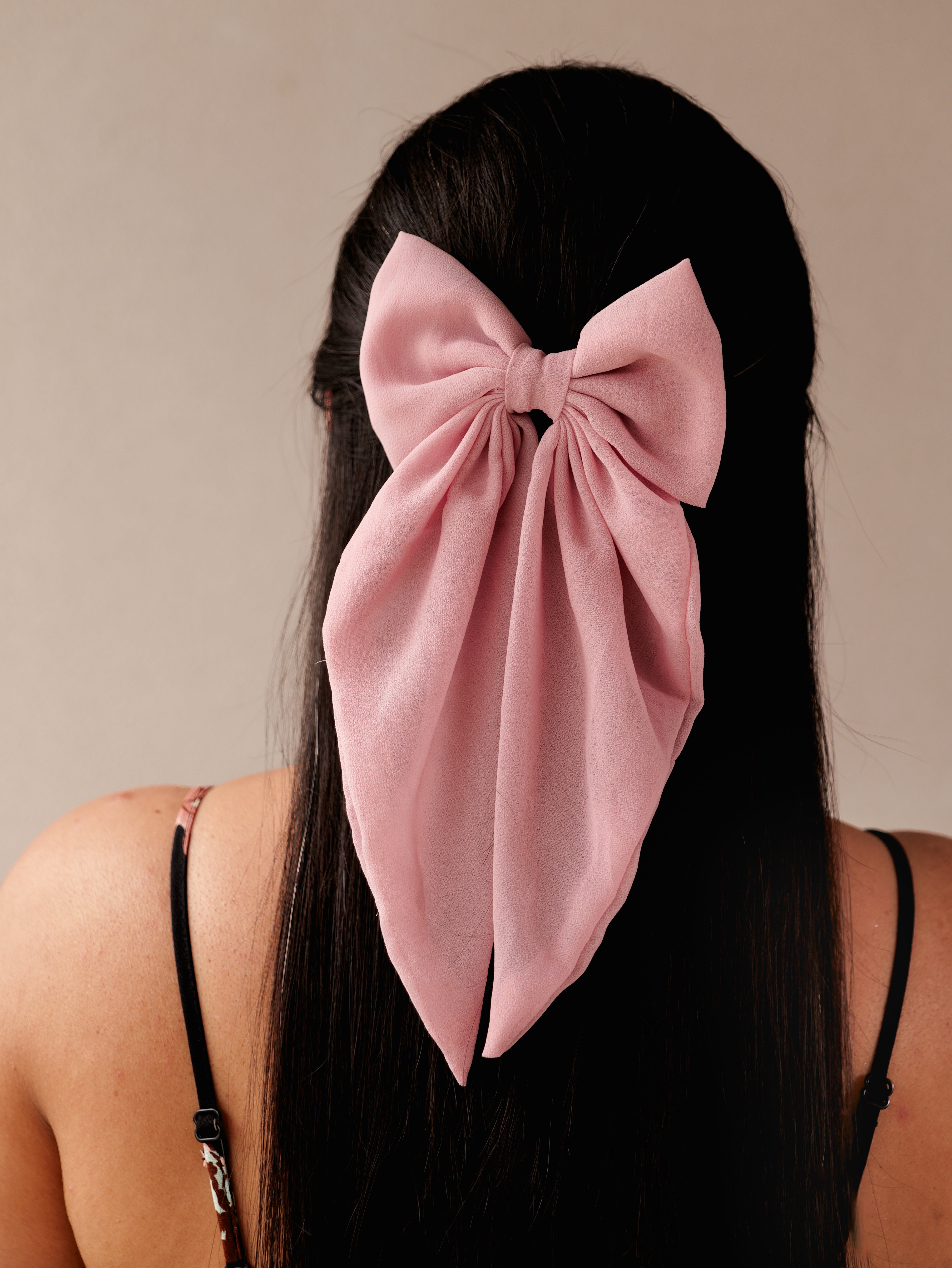 Grace Pastel Bow Clip | Soft Organza Hair Accessory for Girls & Women | Elegant Sheer Bow in Pastel Shades for Everyday & Occasion Wear