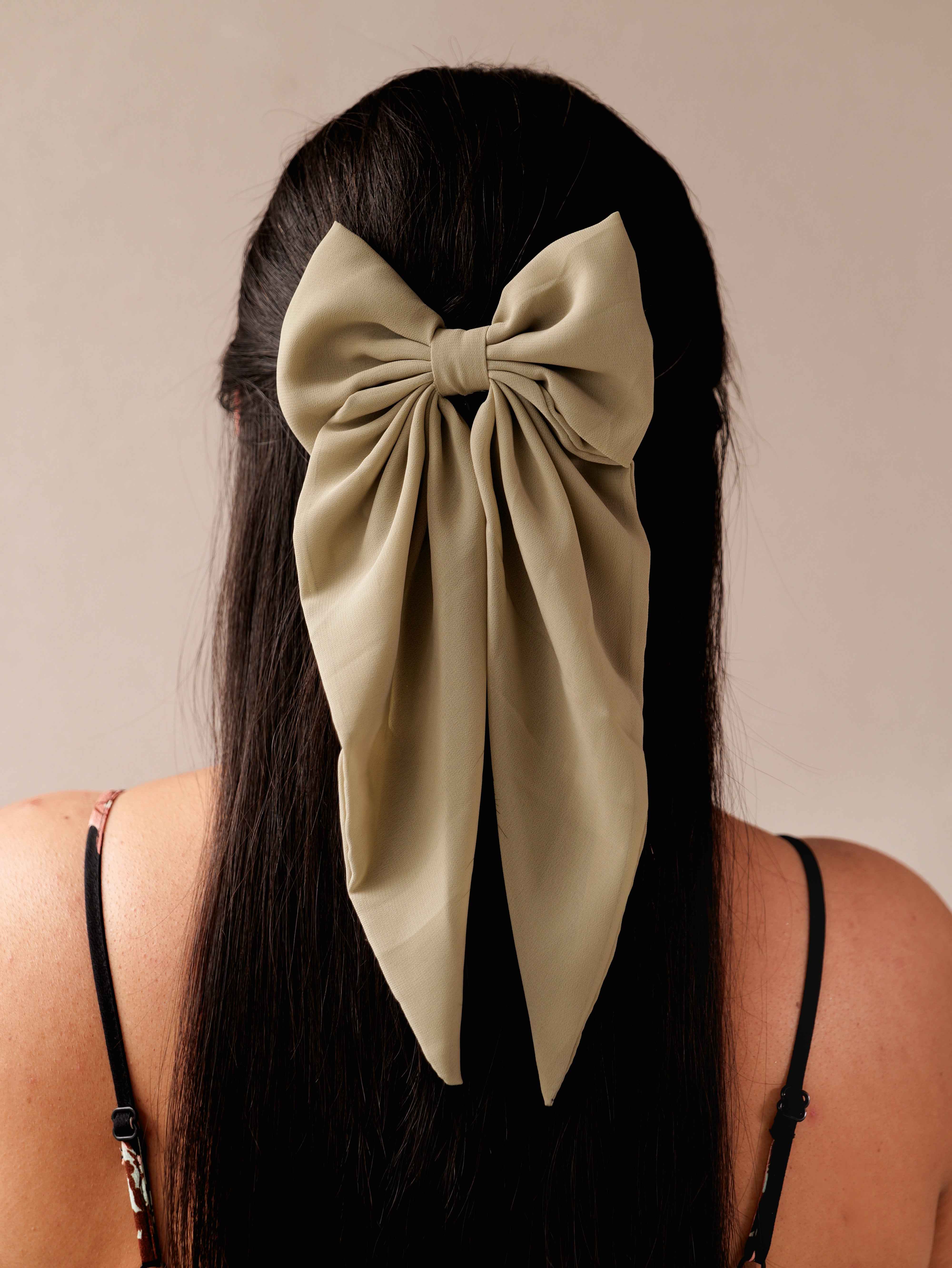 Grace Pastel Bow Clip | Soft Organza Hair Accessory for Girls & Women | Elegant Sheer Bow in Pastel Shades for Everyday & Occasion Wear