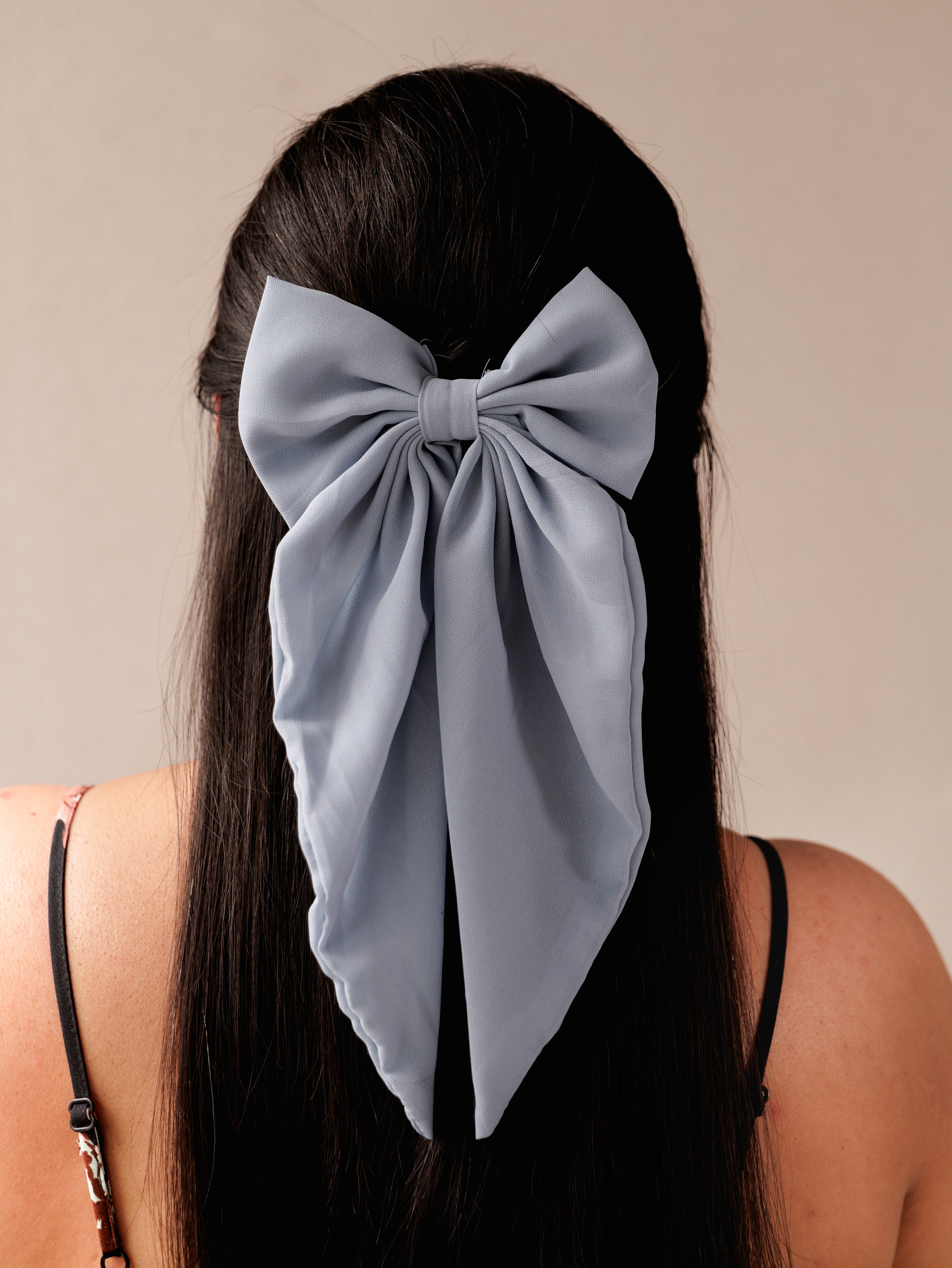 Grace Pastel Bow Clip | Soft Organza Hair Accessory for Girls & Women | Elegant Sheer Bow in Pastel Shades for Everyday & Occasion Wear