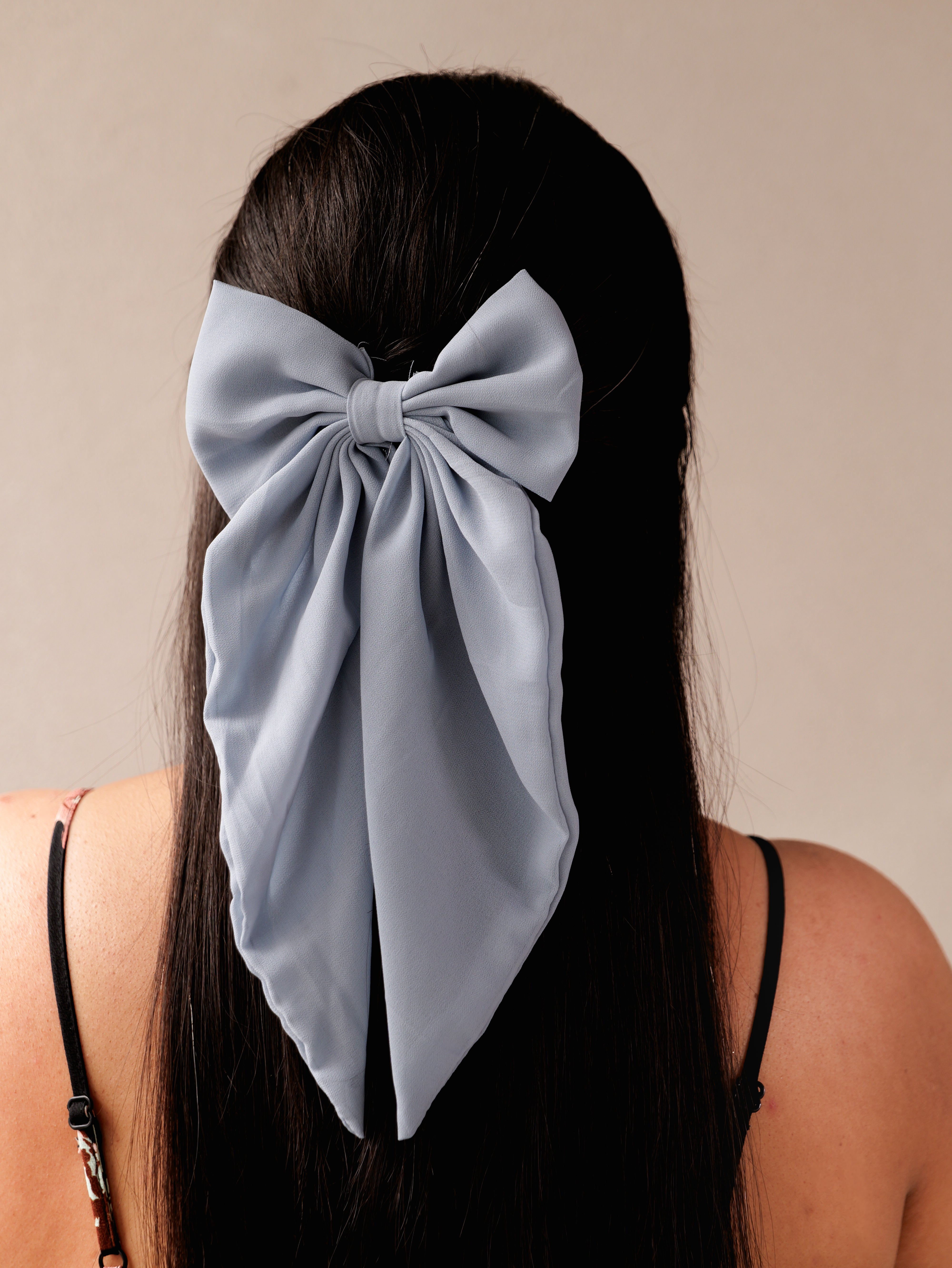 Grace Pastel Bow Clip | Soft Organza Hair Accessory for Girls & Women | Elegant Sheer Bow in Pastel Shades for Everyday & Occasion Wear
