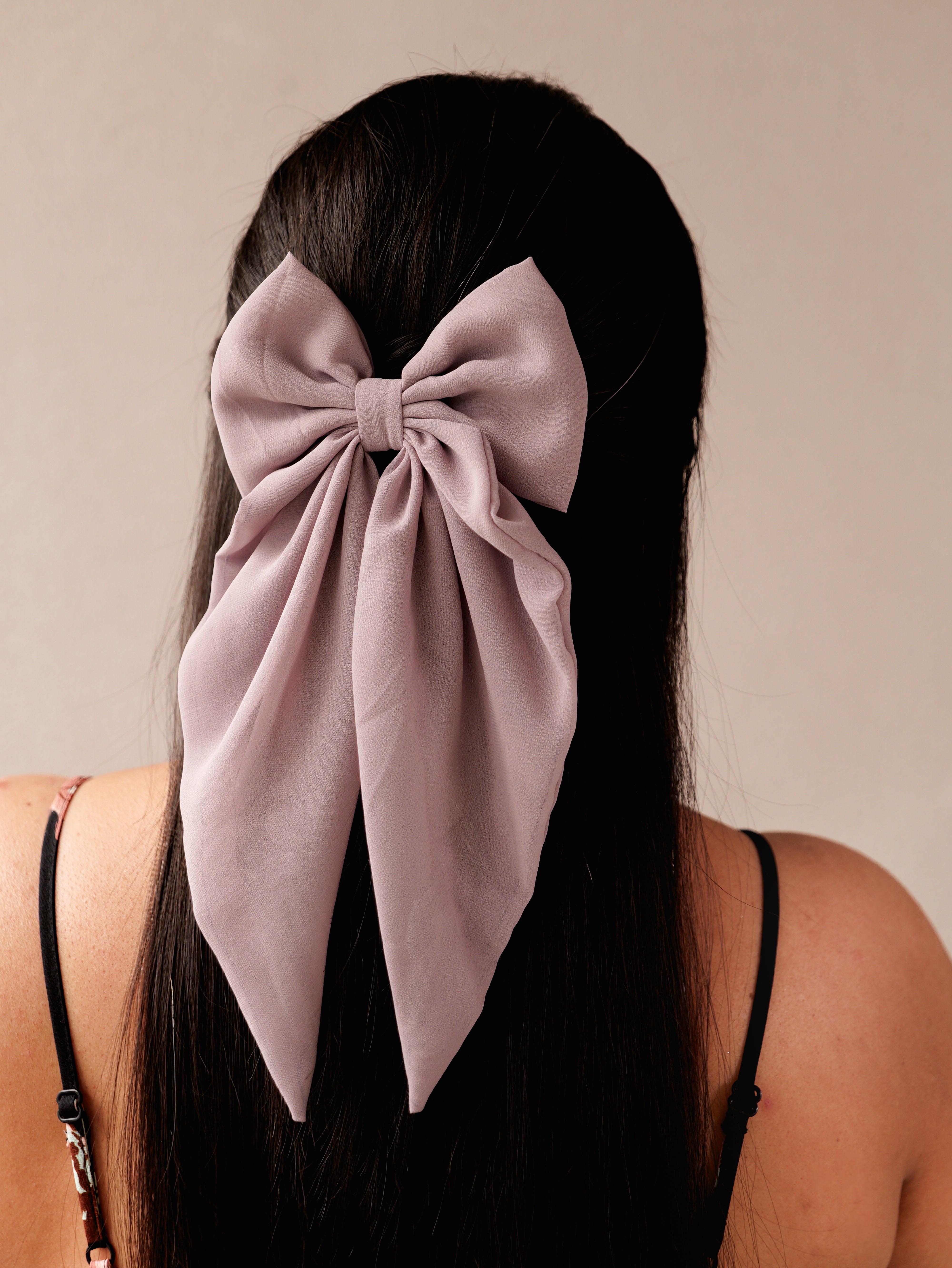 Grace Pastel Bow Clip | Soft Organza Hair Accessory for Girls & Women | Elegant Sheer Bow in Pastel Shades for Everyday & Occasion Wear