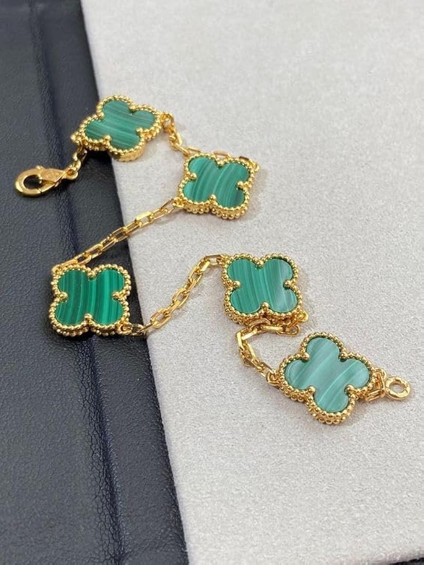 Green Clover Charm Bracelet